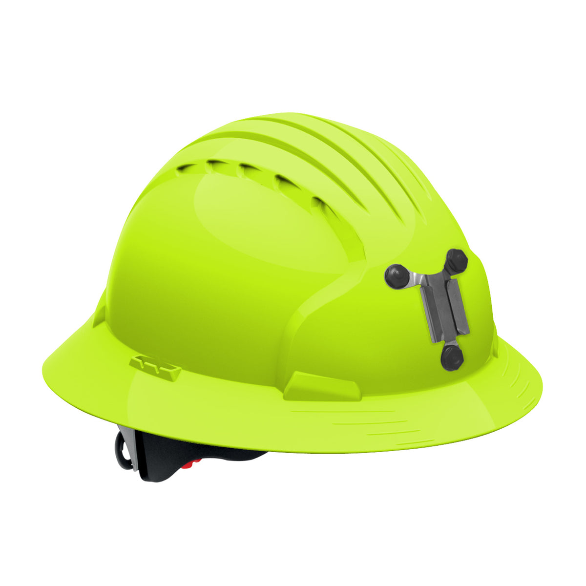 JSP 280-EV6161M Evolution Full Brim Mining Hard Hat, Neon Yellow