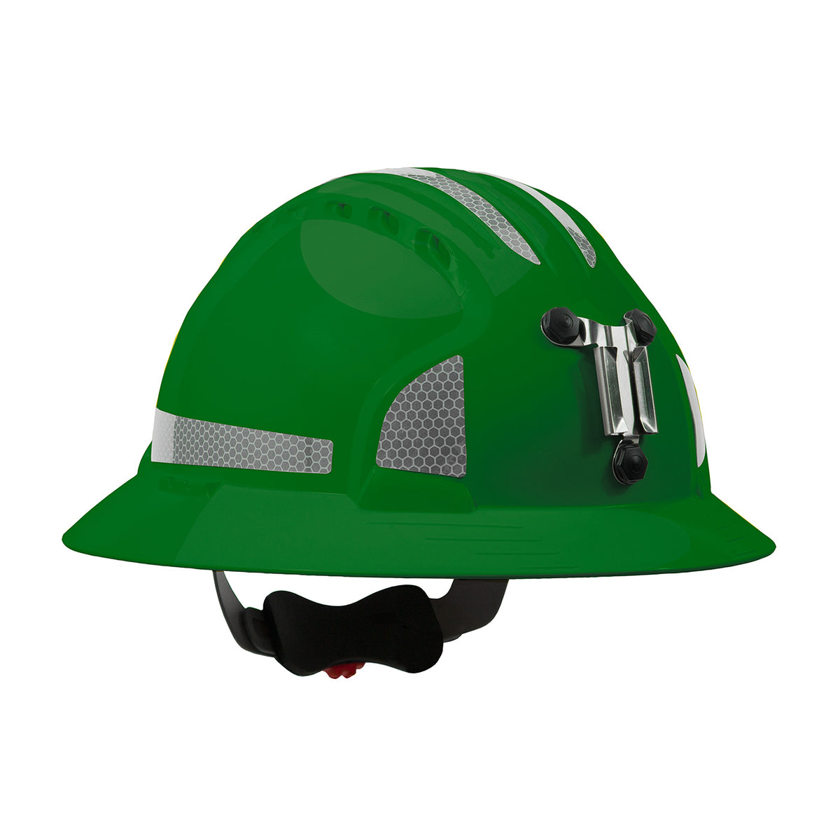 JSP 280-EV6161MCR2 Evolution Full Brim Mining Hard Hat, Green