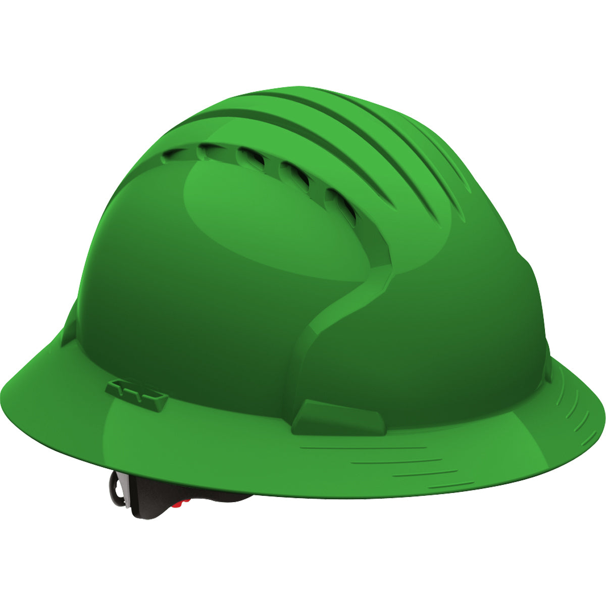 JSP 280-EV6161V Evolution Vented Full Brim Hard Hat, Green