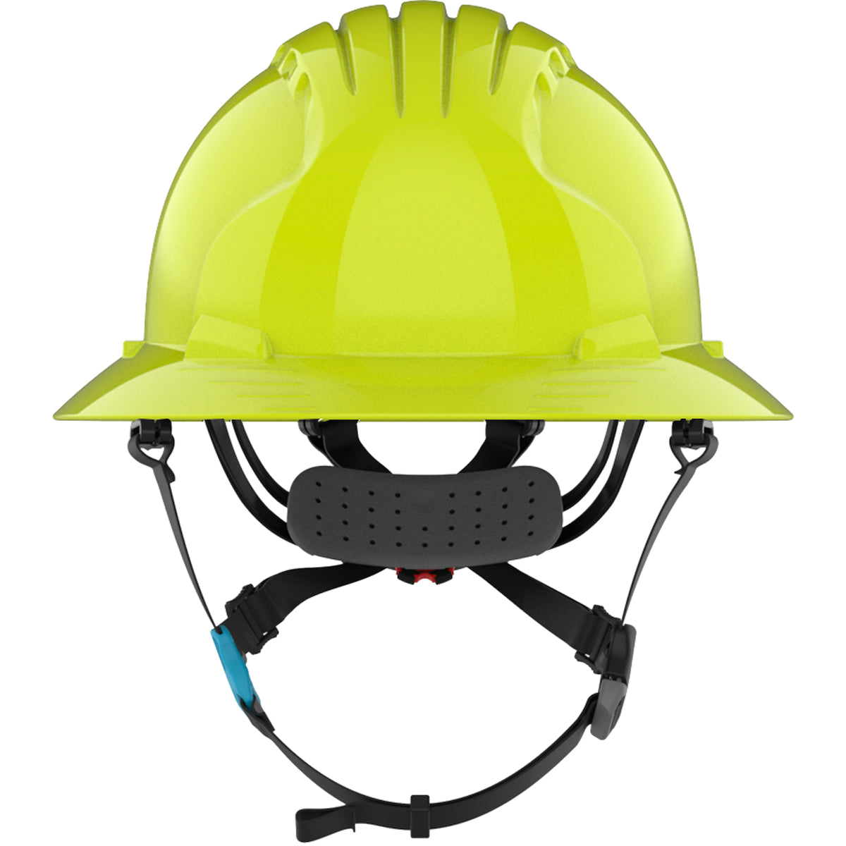 JSP 280-EV6262V-CH EVO Ascend Vented Full Brim Safety Helmet - Hi-Vis Yellow