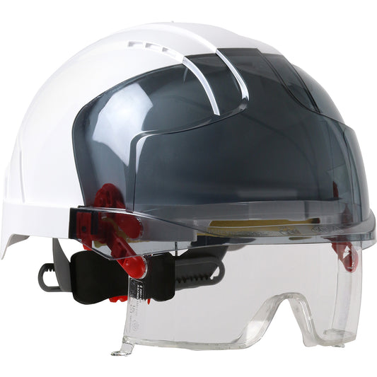 JSP 280-EVLN EVO VISTAlens Safety Helmet, White-Smoke