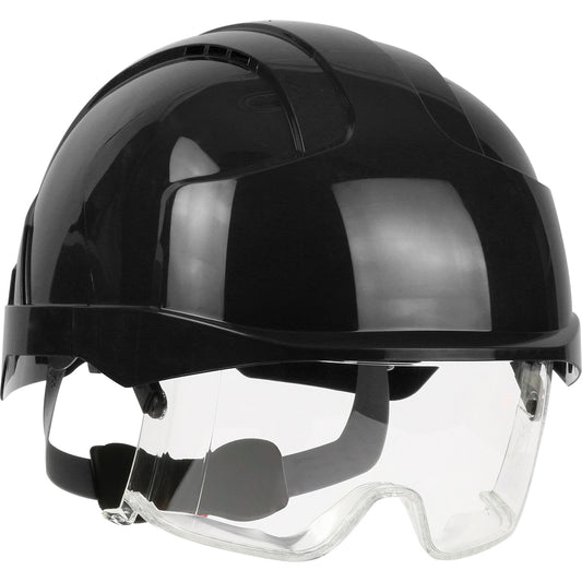 JSP 280-EVLV EVO VISTAlens Vented Safety Helmet, Black-Smoke