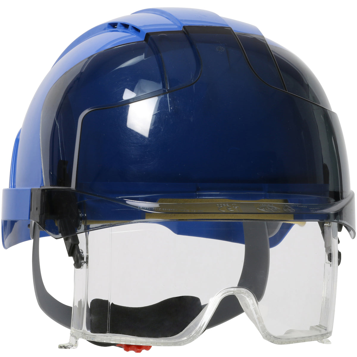 JSP 280-EVLV EVO VISTAlens Vented Safety Helmet, Blue-Smoke
