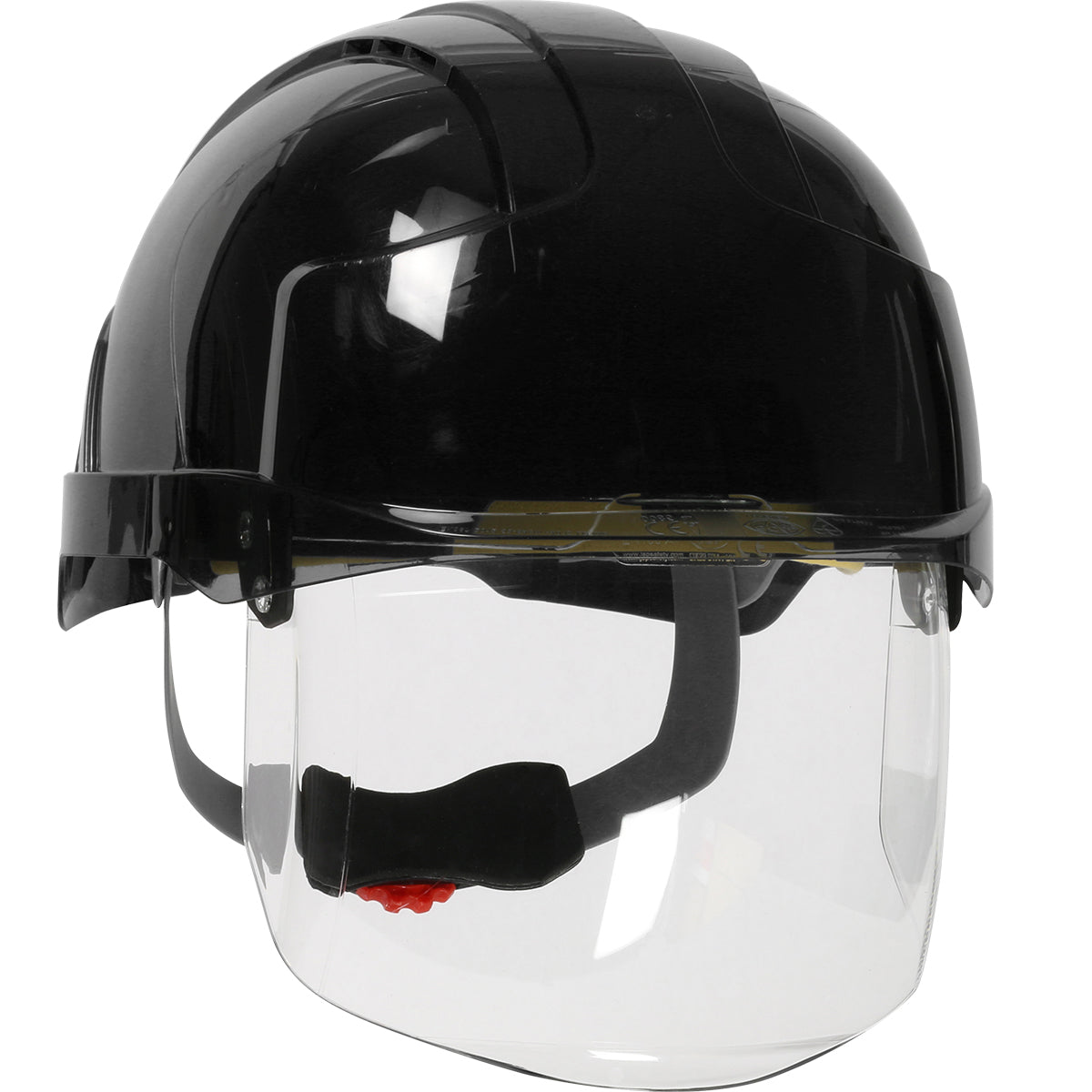 JSP 280-EVSV EVO VISTAshield Vented Safety Helmet, Black-Smoke