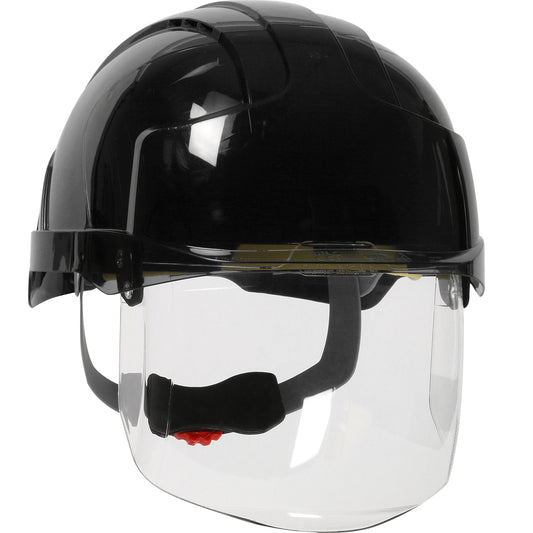 JSP 280-EVSV EVO VISTAshield Vented Safety Helmet, Black-Smoke