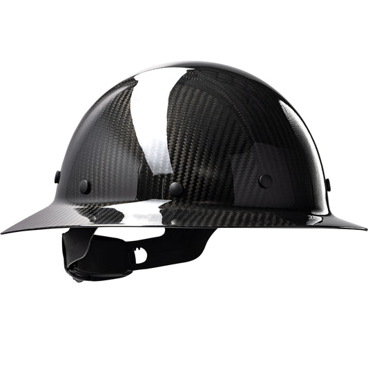 PIP 280-HP1471R Wolfjaw Full Brim Hard Hat, Black