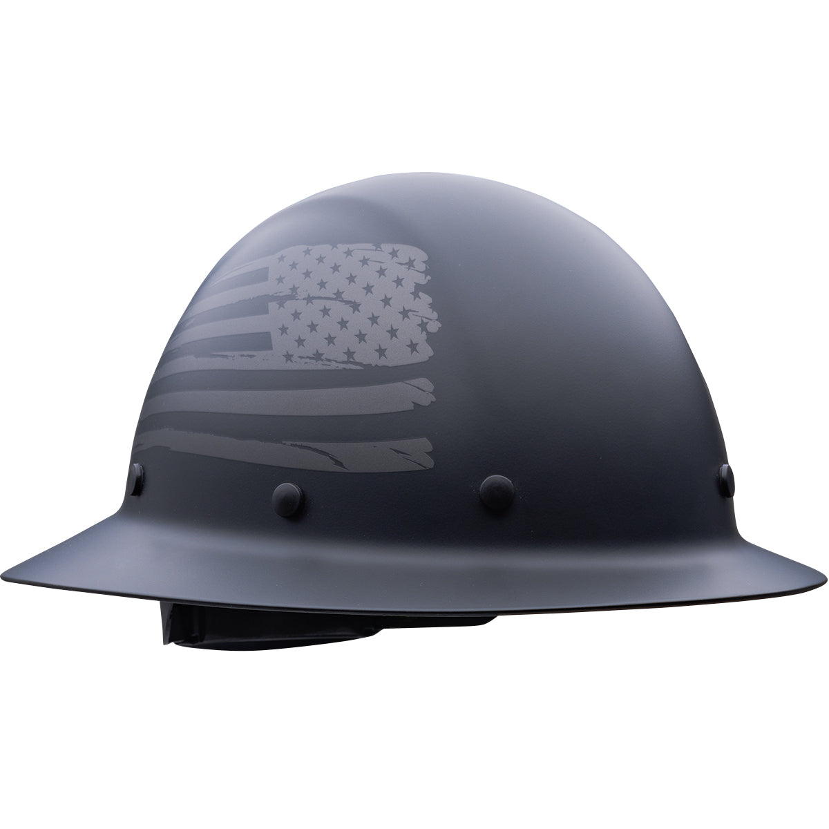 PIP 280-HP1481USA Wolfjaw Full Brim Hard Hat, Black