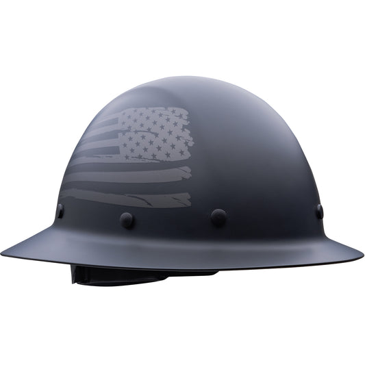 PIP 280-HP1481USA Wolfjaw Full Brim Hard Hat, Black