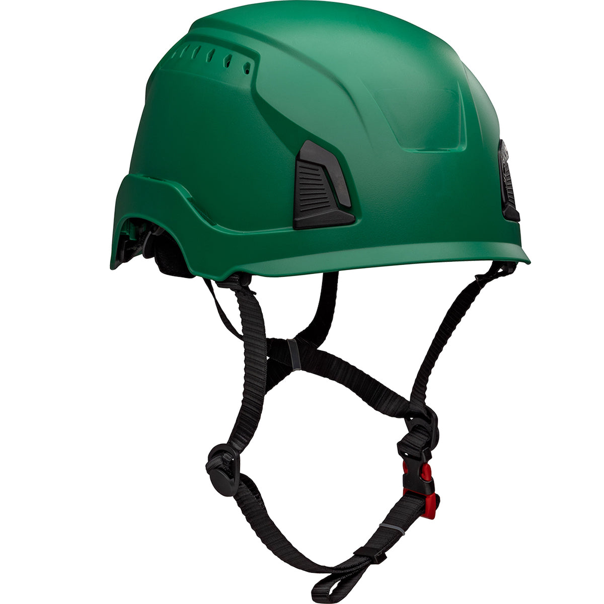 PIP 280-HP1491RV Traverse Vented Industrial Climbing Helmet - Dark Green