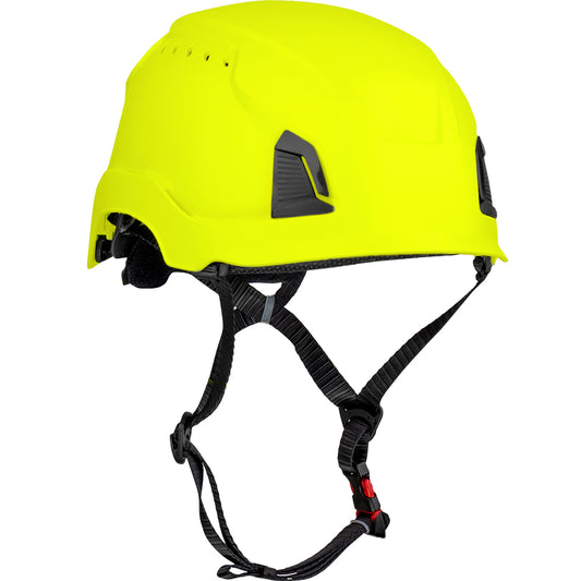 PIP 280-HP1491RV Traverse Vented Industrial Climbing Helmet - Hi-Vis Yellow