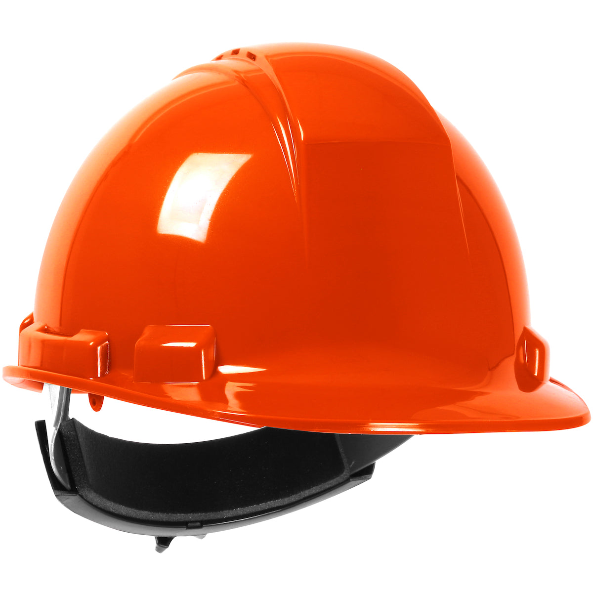 PIP 280-HP241RV Whistler Vented Cap Style Hard Hat, Hi-Vis Orange
