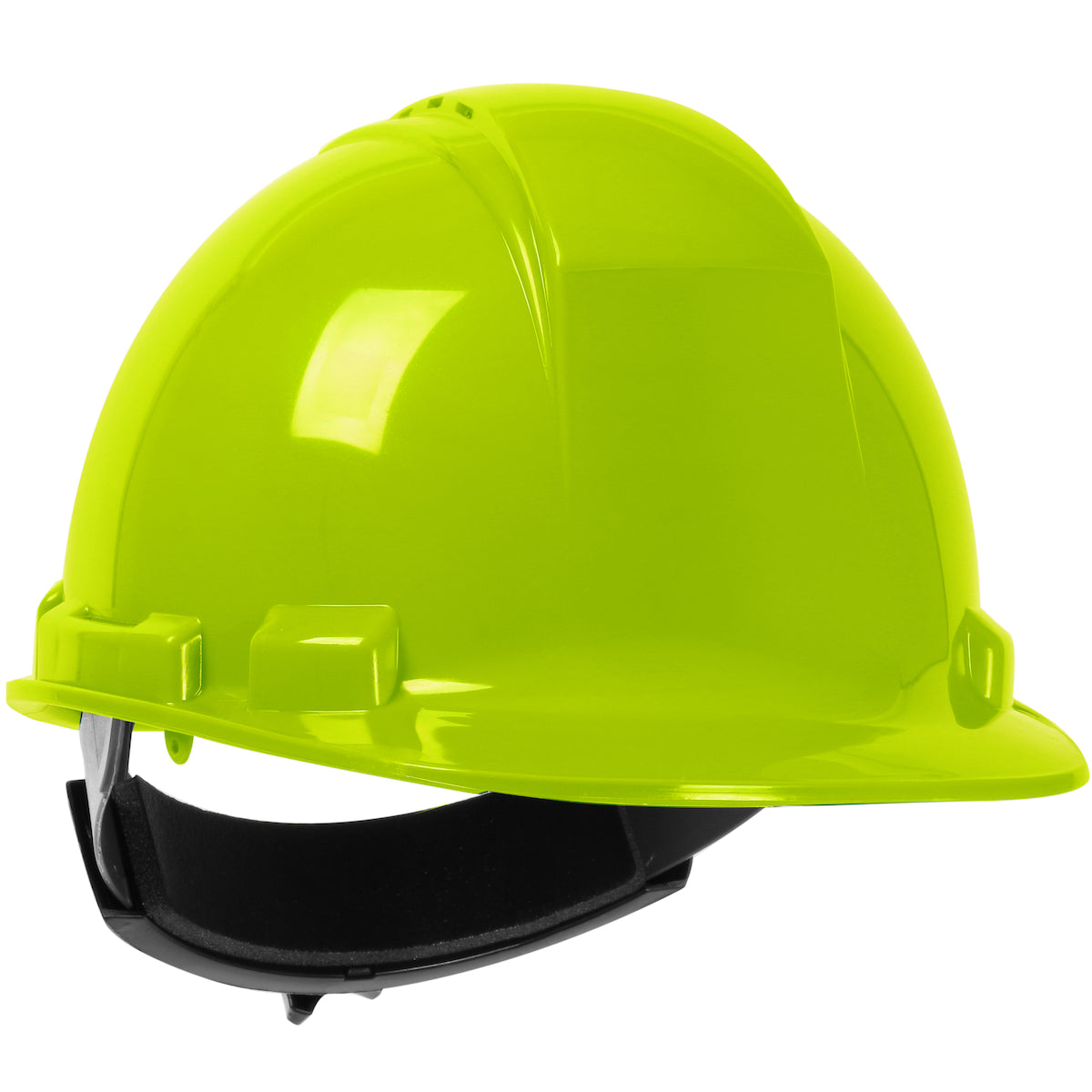 PIP 280-HP241RV Whistler Vented Cap Style Hard Hat, Hi-Vis Yellow