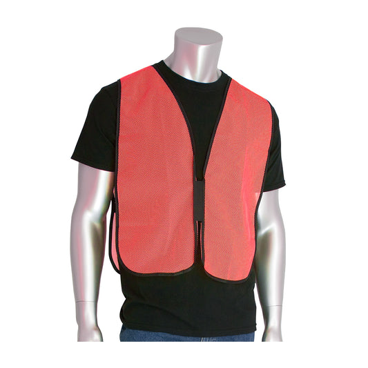 PIP 300-0800 Mesh Safety Vest, orange, front