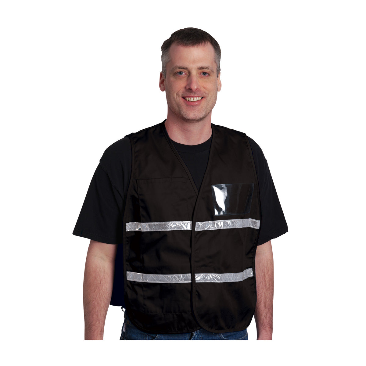 PIP 300-1502 Non-ANSI Incident Command Vest, Black, front