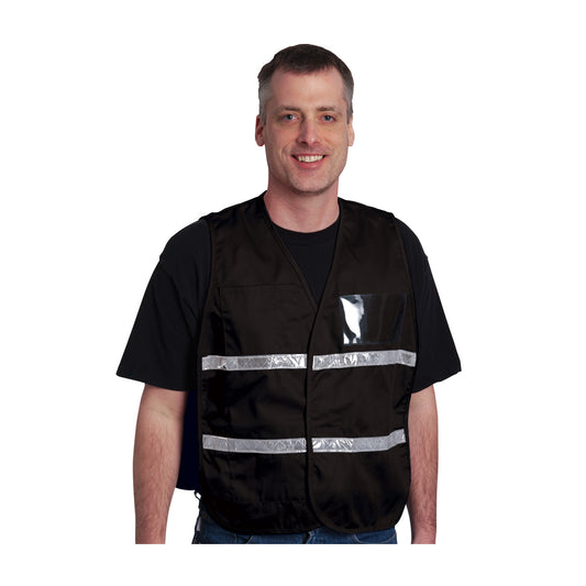 PIP 300-1502 Non-ANSI Incident Command Vest, Black, front