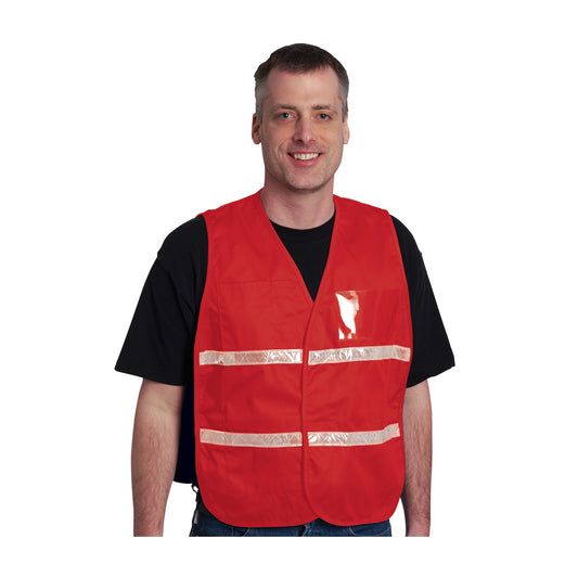 PIP 300-1508 Non-ANSI Incident Command Vest, Red, front