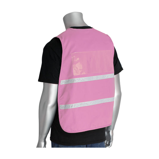PIP 300-1516 Non-ANSI Incident Command Vest, Pink, back