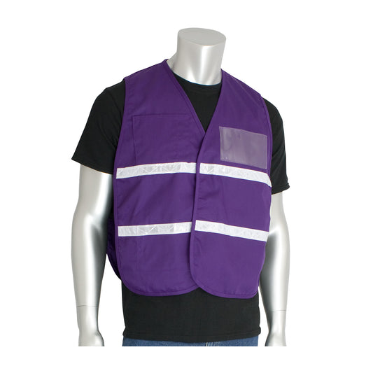 PIP 300-2501 Non-ANSI Incident Command Vest, Purple, front
