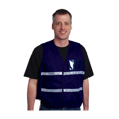 PIP 300-2503 Non-ANSI Incident Command Vest, Blue, front 2