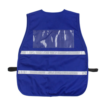 PIP 300-2504 Non-ANSI Incident Command Vest, Blue, back 2