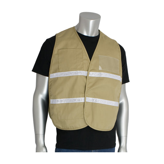 PIP 300-2506 Non-ANSI Incident Command Vest, Tan, front