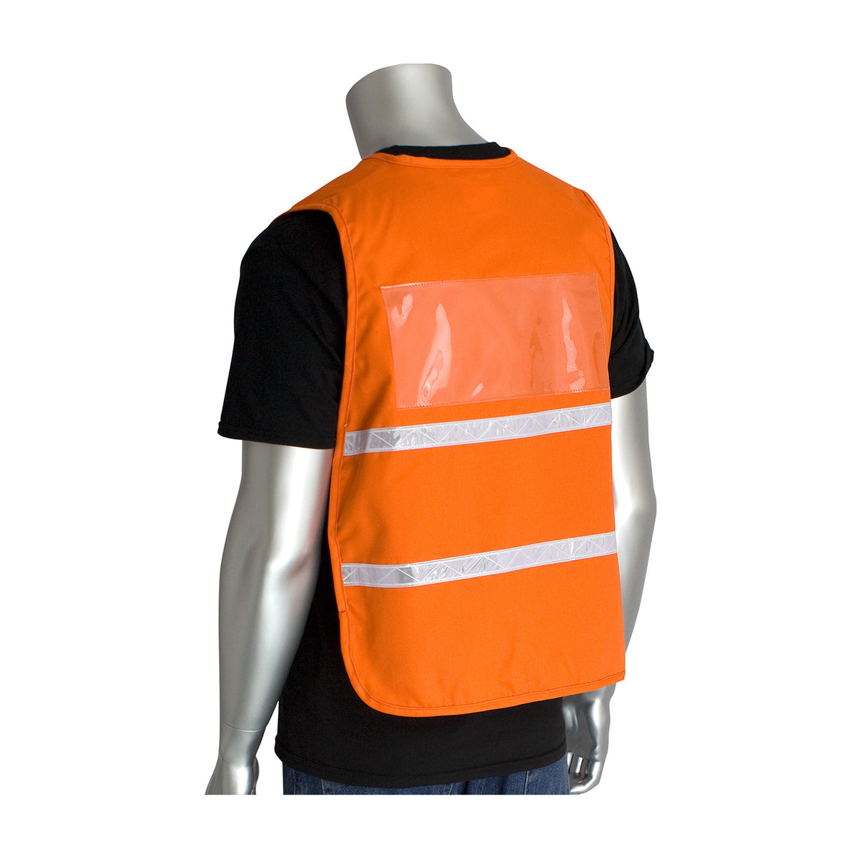PIP 300-2507 Non-ANSI Incident Command Vest, Orange, back