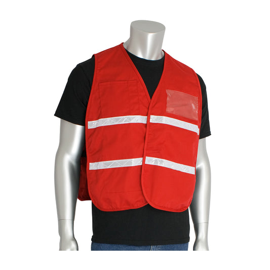 PIP 300-2508 Non-ANSI Incident Command Vest, Red, front