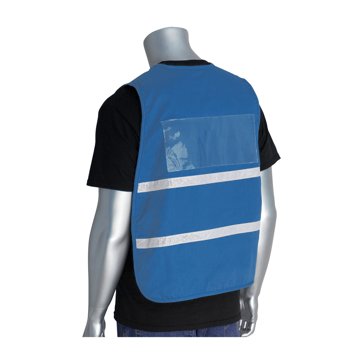 PIP 300-2509 Non-ANSI Incident Command Vest, Light Blue, back