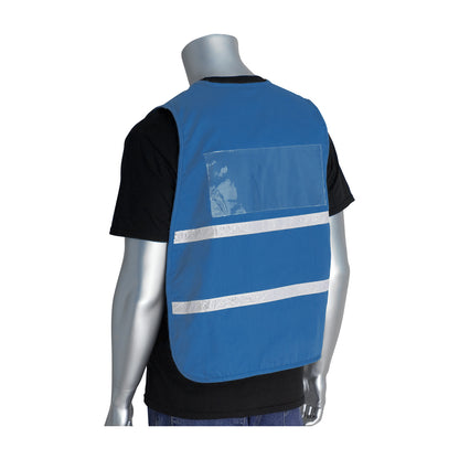 PIP 300-2509 Non-ANSI Incident Command Vest, Light Blue, back
