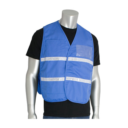PIP 300-2509 Non-ANSI Incident Command Vest, Light Blue, front