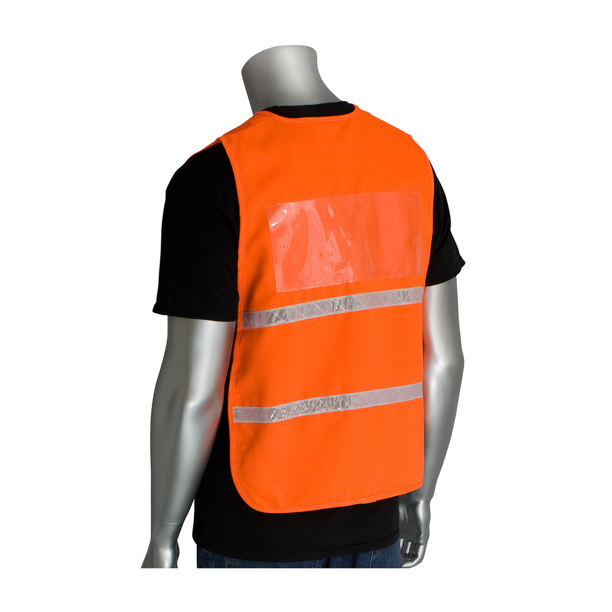 PIP 300-2512 Non-ANSI Incident Command Vest, Orange, back