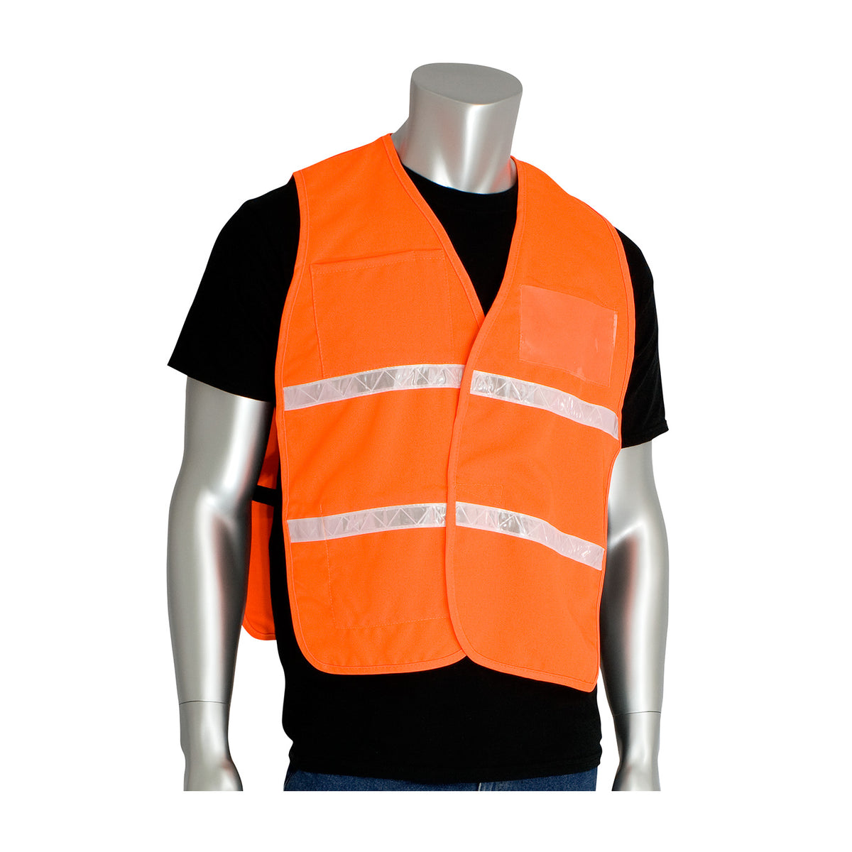 PIP 300-2512 Non-ANSI Incident Command Vest, Orange, front