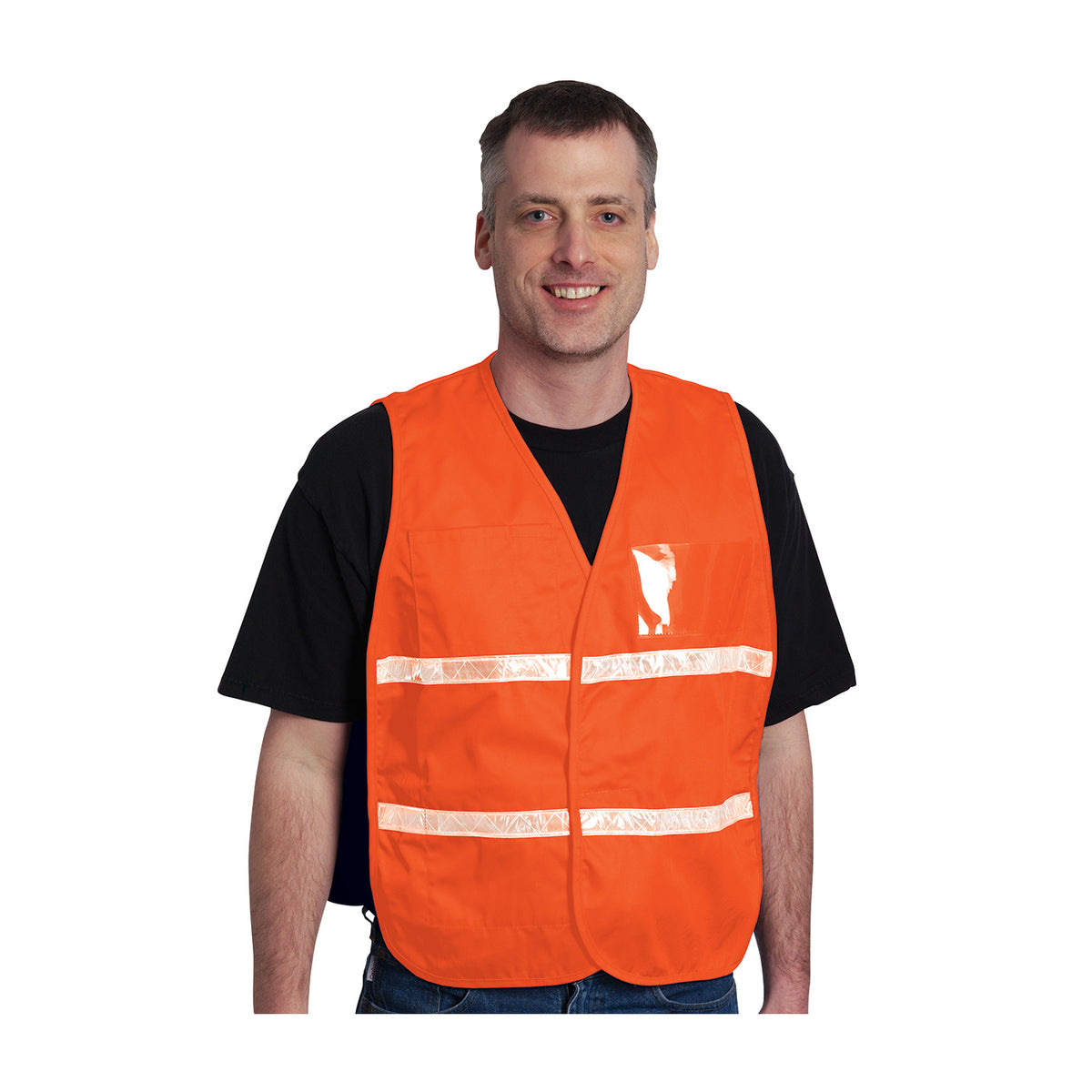 PIP 300-2512 Non-ANSI Incident Command Vest, Orange, front 2