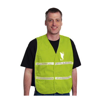 PIP 300-2513 Non-ANSI Incident Command Vest, Lime, front 2