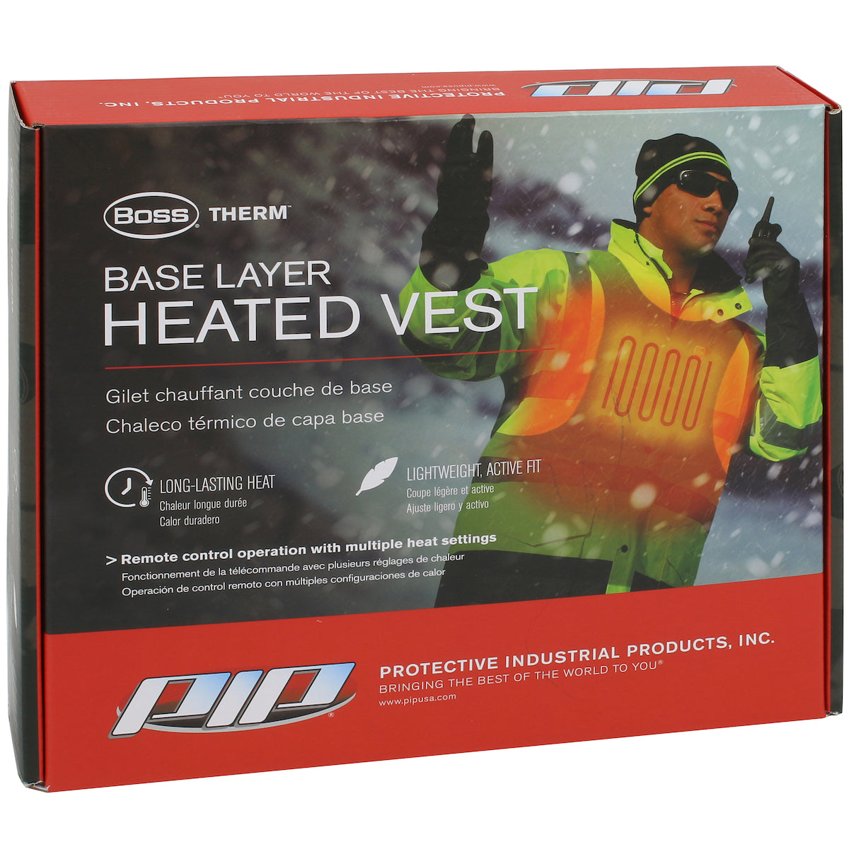 Boss 300-HV100 Therm Heated Vest package