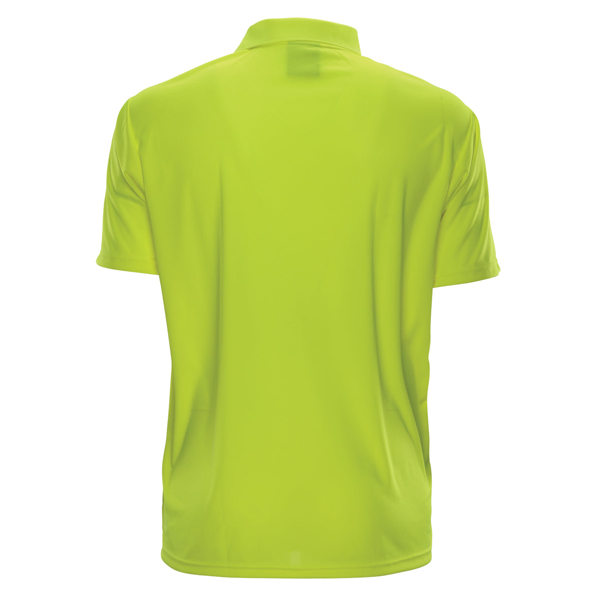 Reflective Apparel 300BNT Short Sleeve Polo Shirt, lime, alternate view
