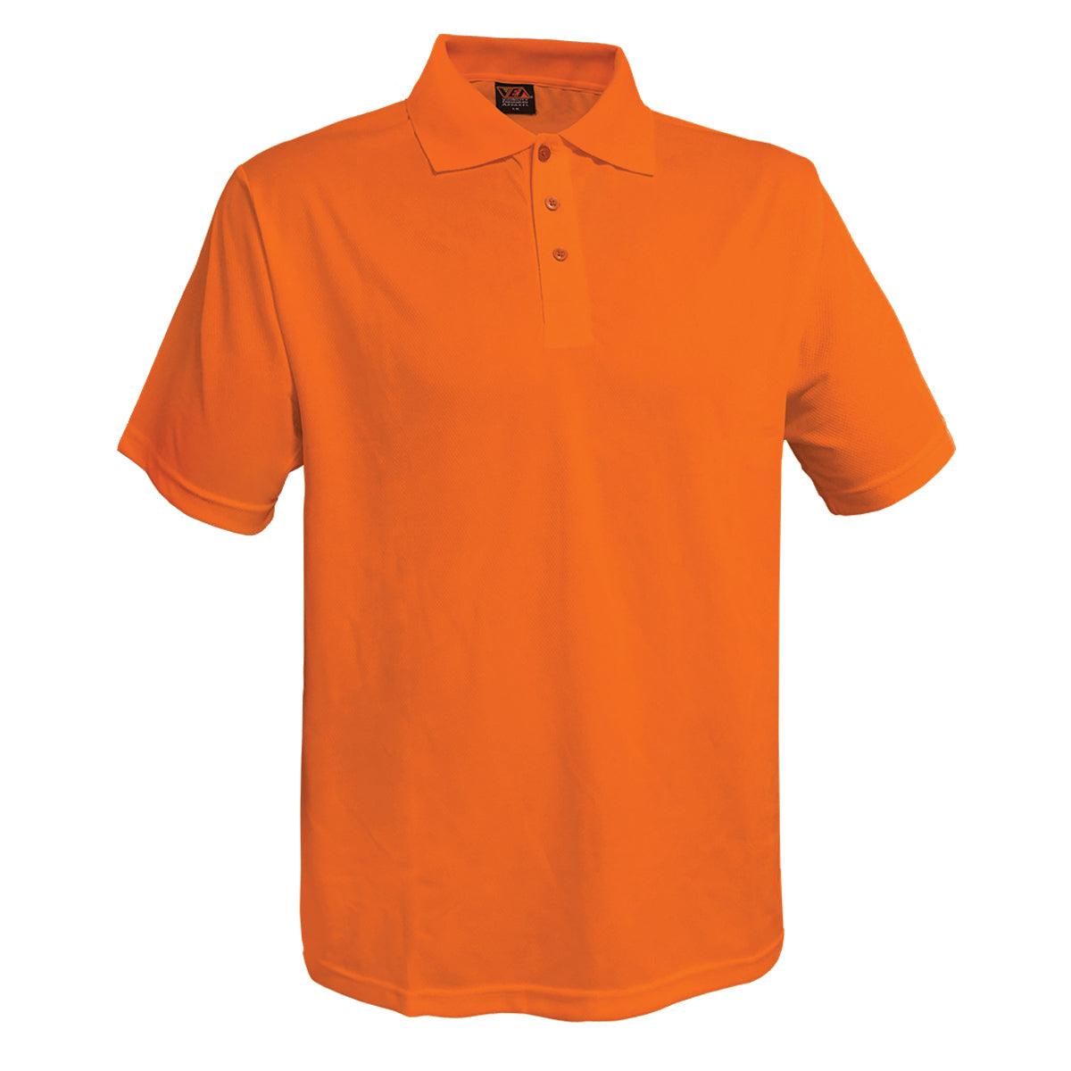 24-300BNT Non-ANSI Short Sleeve Polo Shirt - Orange - 3/4 Front