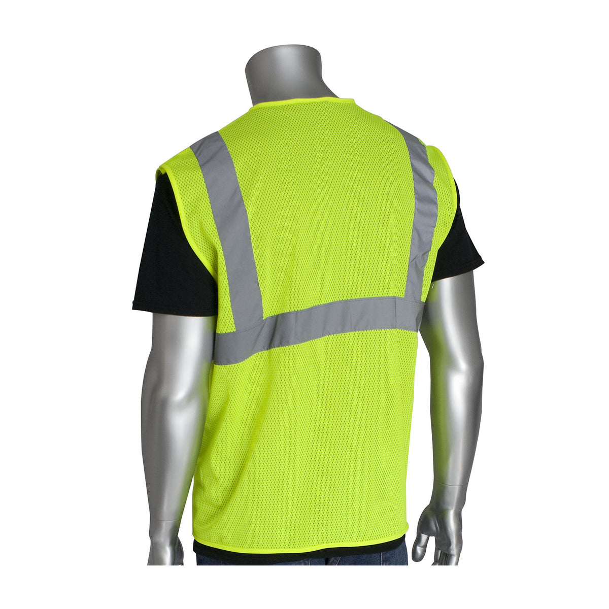 PIP 302-MVG Class 2 Value Mesh Vest, Lime, back