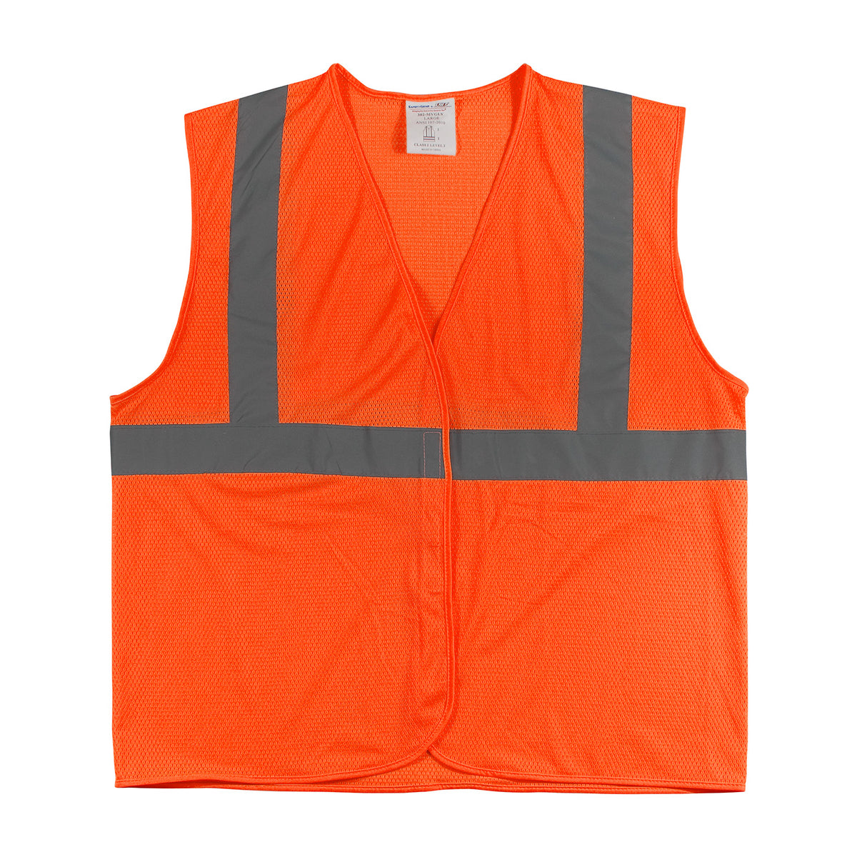 PIP 302-MVG Class 2 Value Mesh Vest, Orange, front 3