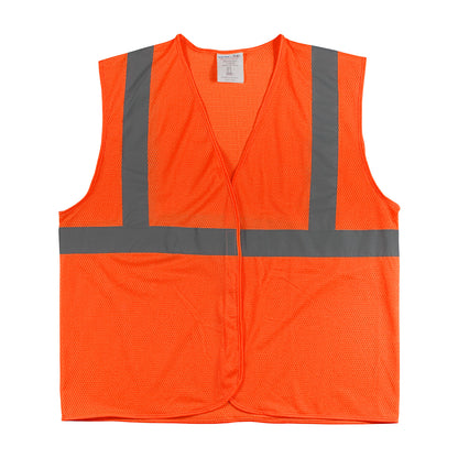 PIP 302-MVG Class 2 Value Mesh Vest, Orange, front 3