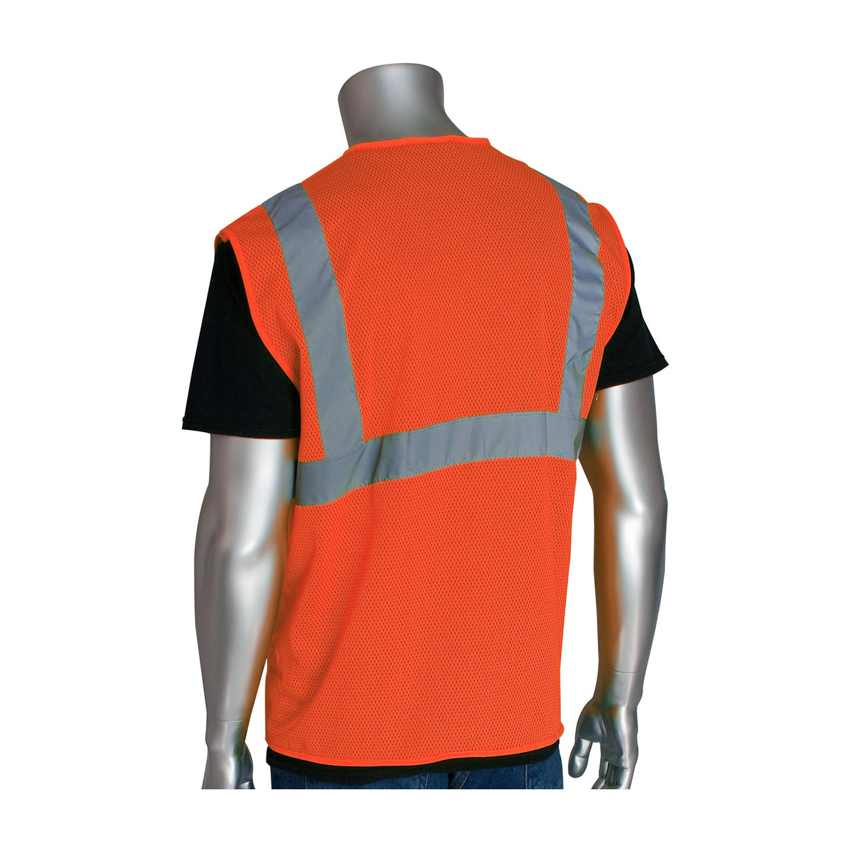 PIP 302-MVG Class 2 Value Mesh Vest, Orange, back