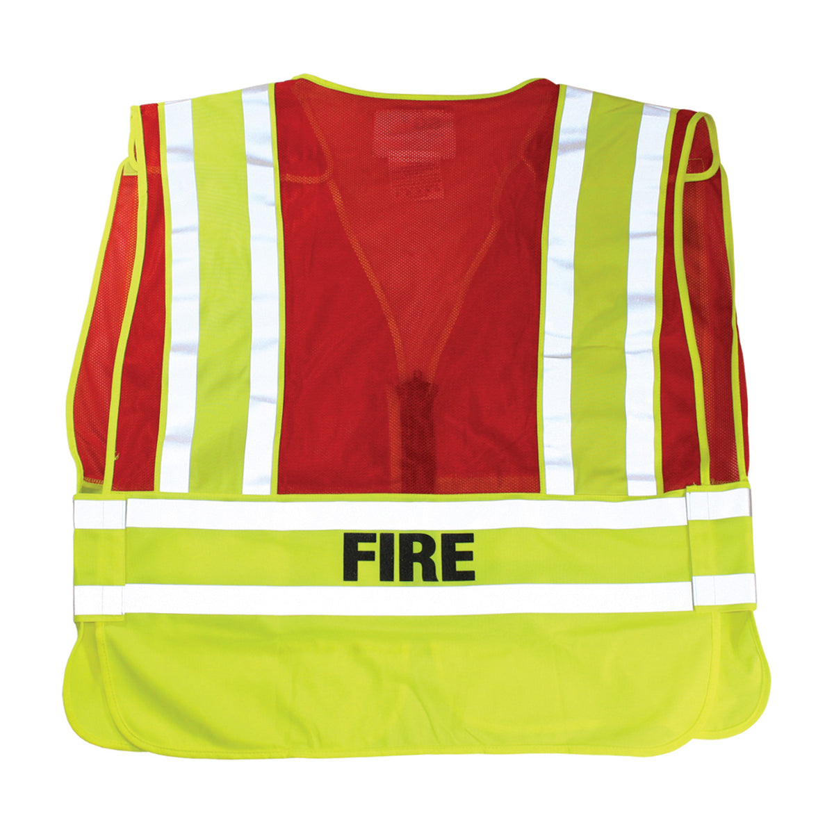PIP 302-PSV-RED Class 2 Fire Public Safety Vest, Red, back