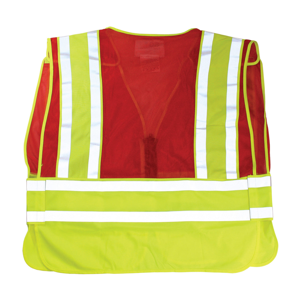 PIP 302-PSV-RED-NL Class 2 Public Safety Vest, Red, back