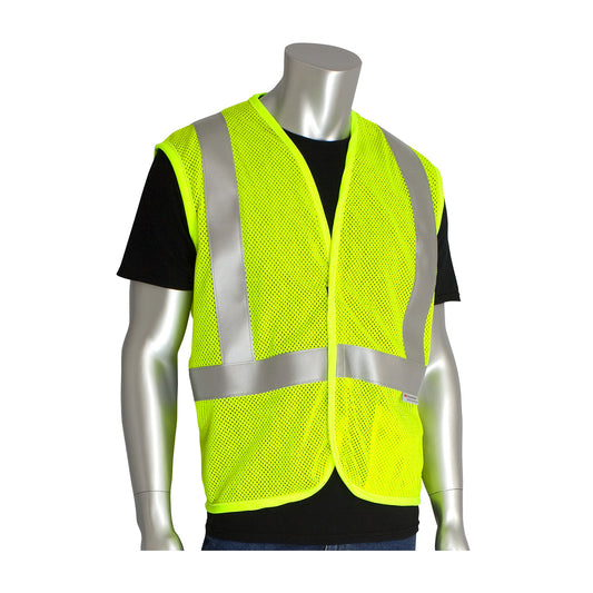 PIP 305-2100 ANSI Type R Class 2 AR/FR Mesh Vest - Lime