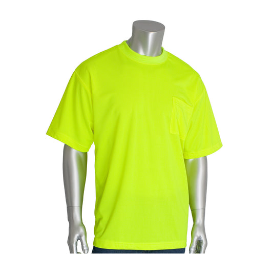 PIP 310-CNTSN Short Sleeve T-Shirt, lime, front