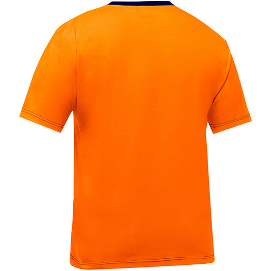 Bisley 310M1118 Non-ANSI Short Sleeve T-Shirt, orange, back