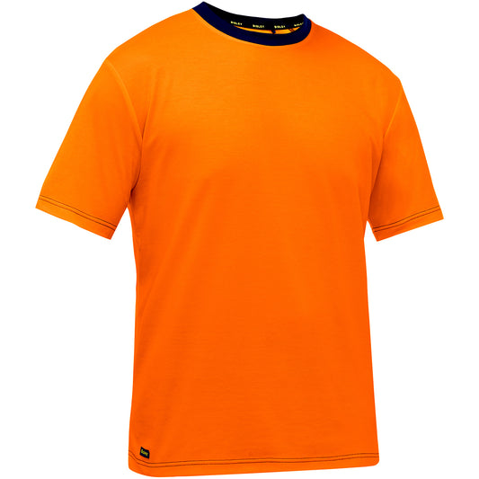 Bisley 310M1118 Non-ANSI Short Sleeve T-Shirt, orange, front
