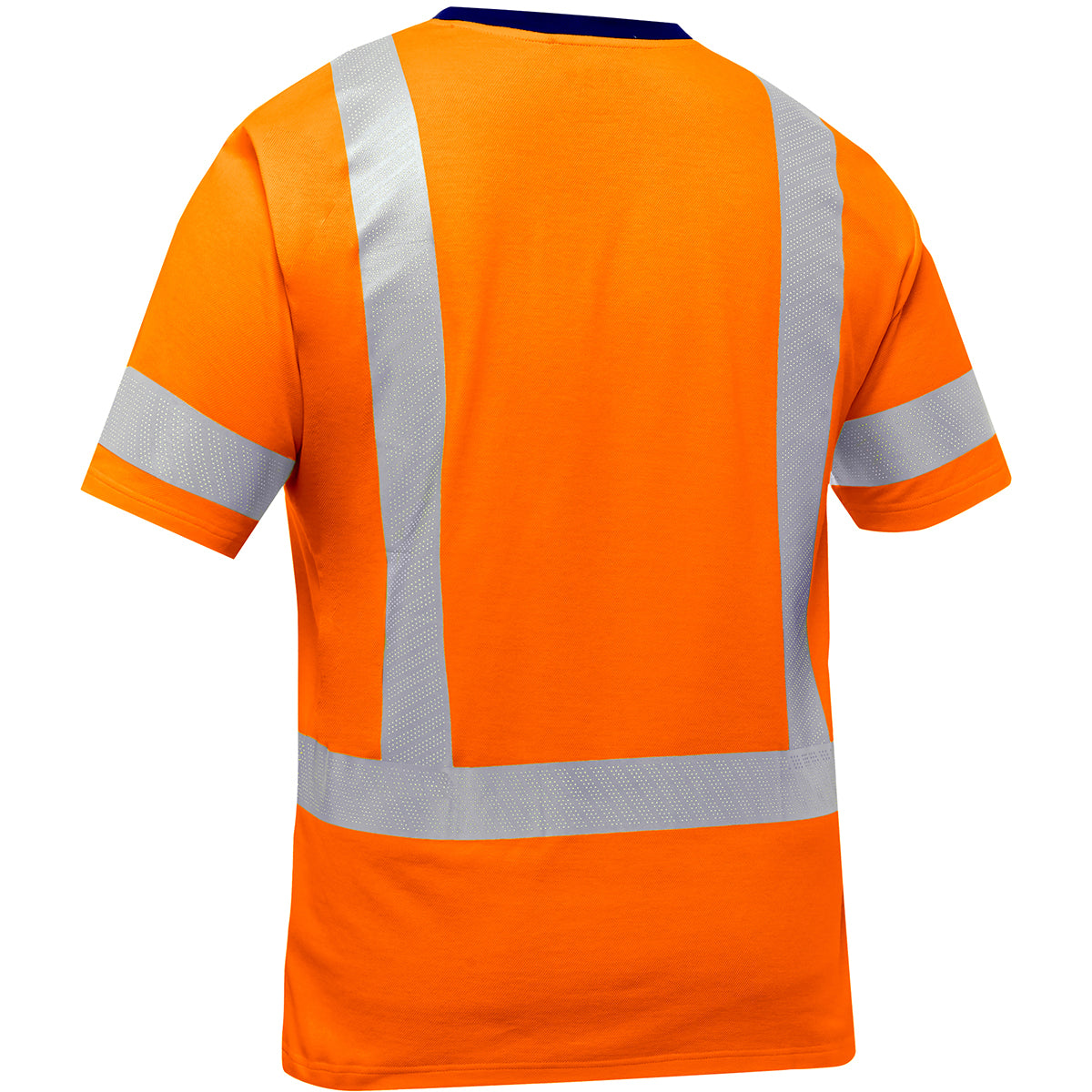 Bisley 313M1118H Class 3 Short Sleeve T-Shirt, Orange, back