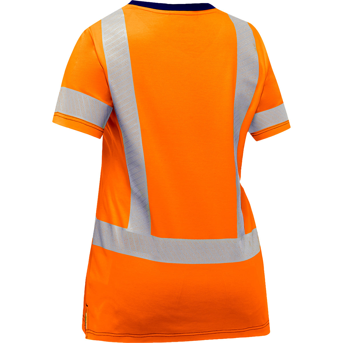 Bisley 313W1118H Class 2 Women's Short Sleeve T-Shirt, Orange, back
