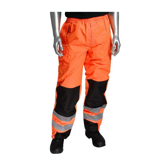 PIP 318-1771 Class E Ripstop Reinforced Overpant, Orange, front